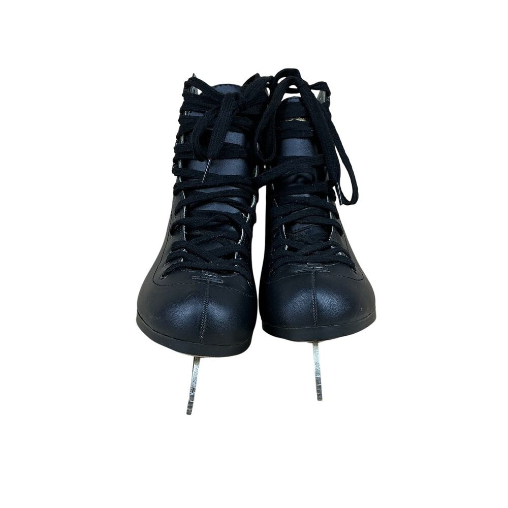 DBX 1100 Series Ice Skates Men 9 Black Figure Skating TrueTech Blades Guards - Picture 13 of 14